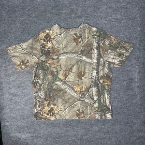 Outfitters Ridge Mens 3XL Camo Realtree Fusion T-Shirt Short Sleeve Pocket Tee